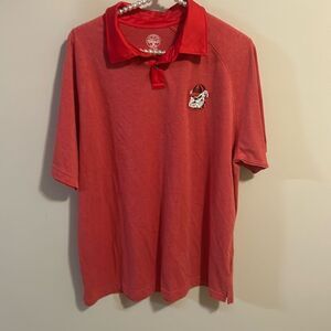 Rivalry Threads Georgia Bulldogs Red Polo Shirt Size L